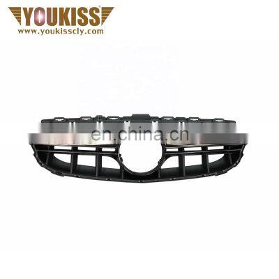 High Quality General Black Car Grille For Benz w205 C CLASS Change to Mercedes W205 GTS Style ABS Bright Black Front Car Grille