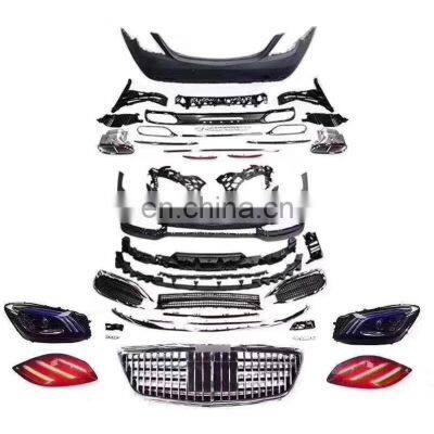 Wholesale automotive parts For Benz S-class W222 Modified Maybach style body kits