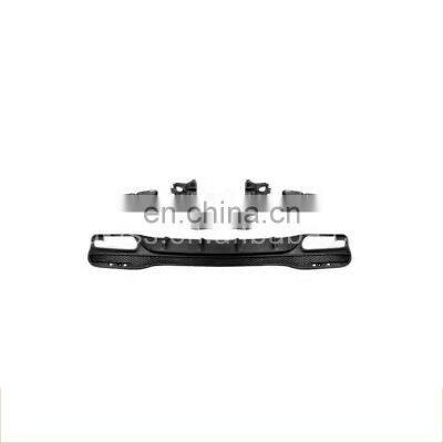 rear bumper FOR Mercedes GLS63 X166 rear lip exhaust pipes