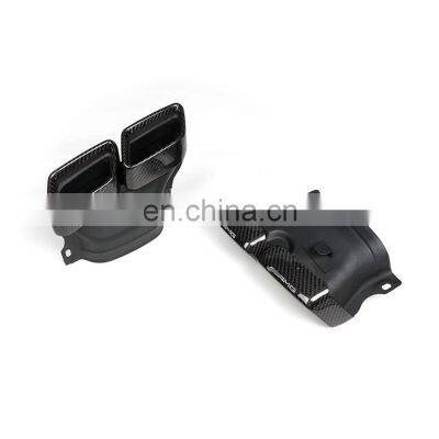For Mercedes-Benz series C63 W205 AMG Carbon Fiber car Tail throat