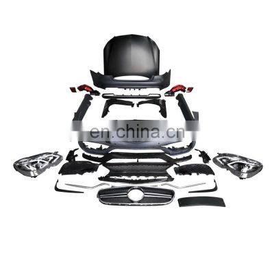 For Mercedes-Benz E-Class W212 Early upgrade to Late Stage E63s AMG body kit bumper parts