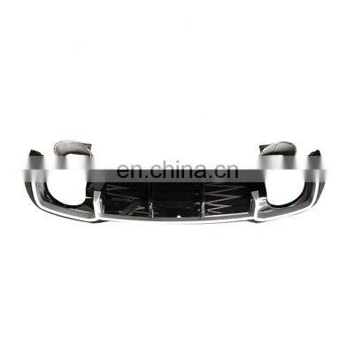 Rear Parts Genuine Auto Parts U KISS Rear Lip With Diffuser For 2017-2020 Audi A 3 Upgrade RS 3 Style With Exhaust Pipe