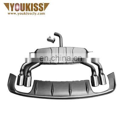 high quality car exhaust pipe Stainless Steel for Audi A3 upgrade S3 exhaust tips