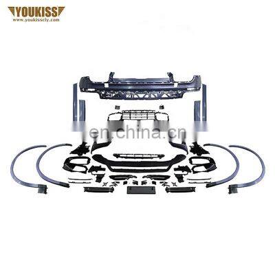 High Performance Car Bumpers For Porsche Cayenne 9Y0 9YA Modified Turbo Body Kits Grille Wheel Arches Rear Diffuser With Tips