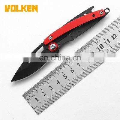 Outdoor Folding Knife Aluminum Alloy Handle Pocket Knife Jungle Survival Self-defense Portable self-defense Knife
