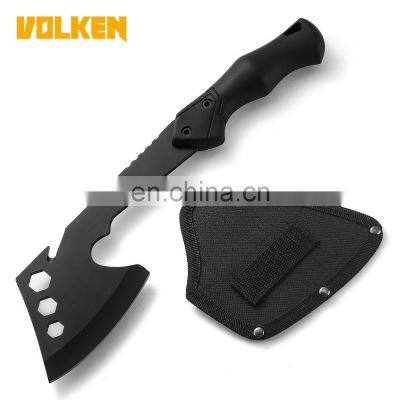 All black innovative multi-functional axe outdoor camping survival tool Axe hammer rubber handle anti-skid
