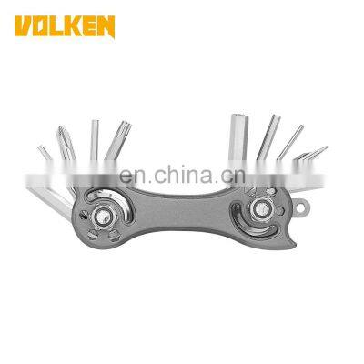 Exquisite gift multifunctional bicycle tool 11-in-one hexagonal wrench factory direct sales can be customized logo