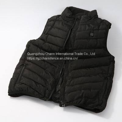Intelligent three-speed thermostat five parts heating vest usb rechargeable heating vest unisex heating clothing