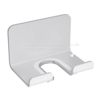 Hair dryer rack Punch free toilet wall mounted hair dryer rack Bathroom air duct storage rack