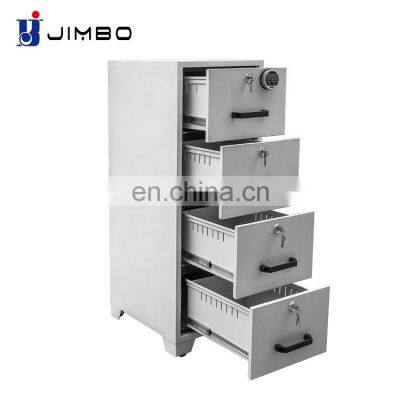 JIMBO hot sale metal fire resistant vertical 4 drawer storage file cabinet