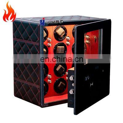 Jimbo 2022 pro leather jewellery luxury 12 automatic watch winders safe box