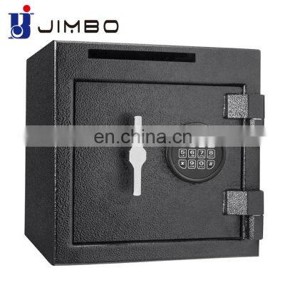 Jimbo security storage vault cash drop slot depository safe with electronic lock