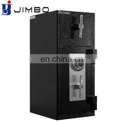 Jimbo china heavy duty counting cash depository coin drop slot safes