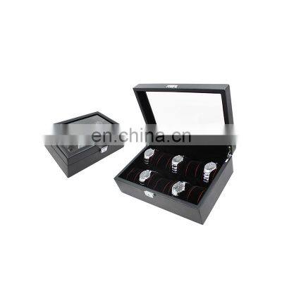 New Design Wood Watch Box With Custom Logo 12 Slots Watch Storage Box Display Watch Organizer Box