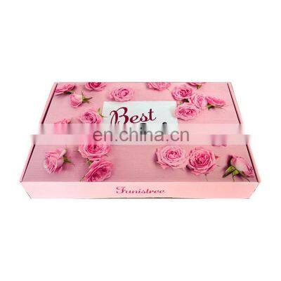 Free Samples OEM Supplier Custom Logo Corrugated Women Dresses Packaging Paper Boxes Shipping Mailer Airplane Boxes For Clothes