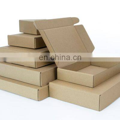 Free Sample Packaging Mailing Box Custom Logo Kraft Delivery Corrugated Recyclable Paper Boxes Packaging Shipping Mailer Box