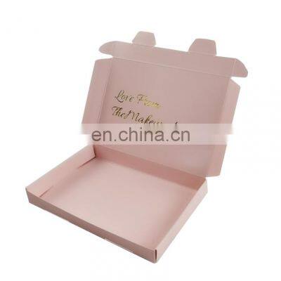Ever Bright New Arrival Pink Color Customized Size Corrugated Plain Airplane Corrugated Cardboard Mailing Box With Logo