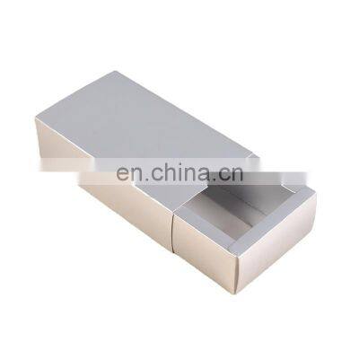 Hot sell China factory customize food paper Cardboard box foil paper drawer box for food