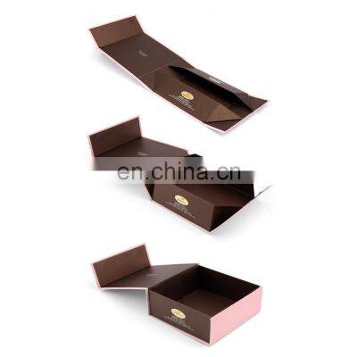 Custom Logo Luxury Elegant Foldable Paper Packaging Box Cardboard Valentines Wedding bridesmaid Gift Box With Magnetic Lids