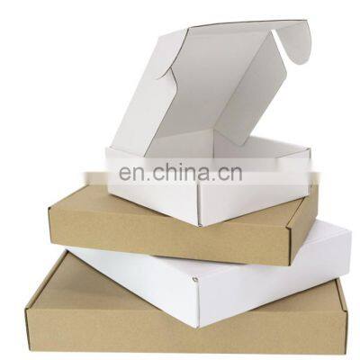 Factory Stock Paperboard Folding Corrugated Cardboard Shipping Carton Simple Blank Airplane Style Gift Packaging Box