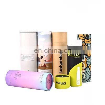 Hot sale Kraft Tubes Tea Tube With Packaging Personalized Print Paper Cans Packaging Round coffee tea packing box