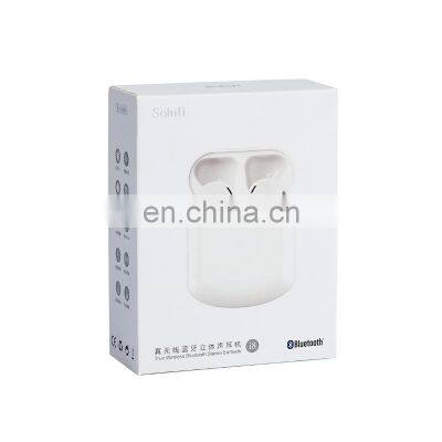 Custom Logo Printing Cardboard Wireless Earphone Cardboard Paper Packaging Box for Electronic Products