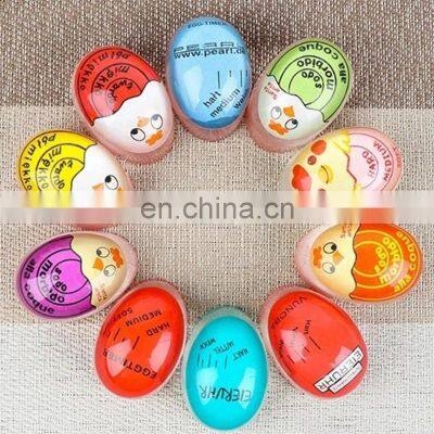 Egg Color Changing Timer Yummy Soft Hard Boiled Eggs Cooking Kitchen Eco-Friendly Resin Egg Timer Red timer tools