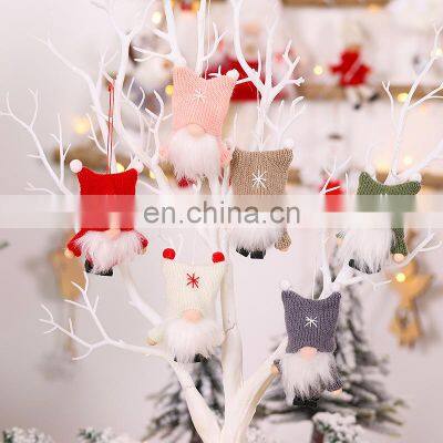 Santa Faceless Doll Christmas Decorations For Home 2021 Merry Christmas Ornament Xmas Gifts Navidad Noel Happy New Year 2022