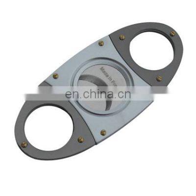cheap wholesale custom logo stainless steel cigar cutter
