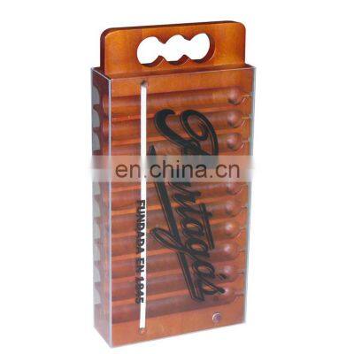 Mini Cigar acrylic and wood packing case cigar packing box