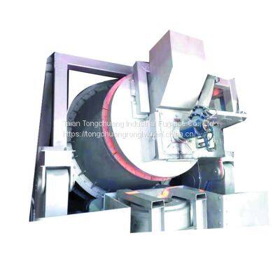 Dumping rotary furnace, Aluminum ash treatment in the recycled aluminum industry, Professional production and operation of oil and gas rotary furnace