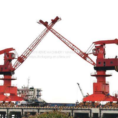 China Manufacturer Ship unloading harbor lifting equipment fixed crane