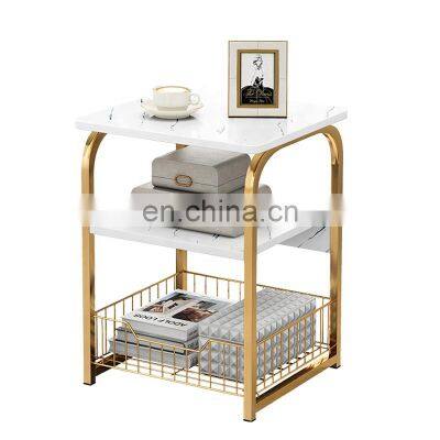 Nordic living room Sofa side table modern end table storage coffee table bed side