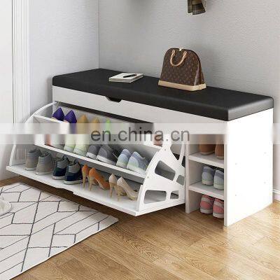 Nordic wood shoe cabinet shoe racks cabinet storage organizer