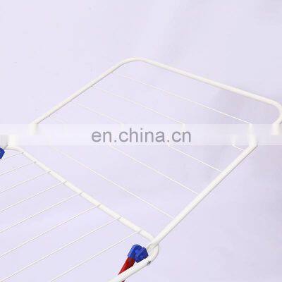 Drying rack butterfly type red and white clothes rack floor type folding airfoil clothes drying rack