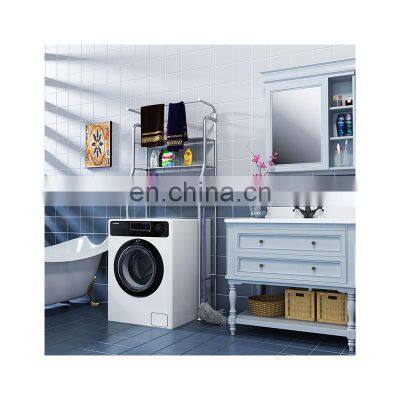 Heighten the storage rack of washing machine floor toilet storage rack in toilet