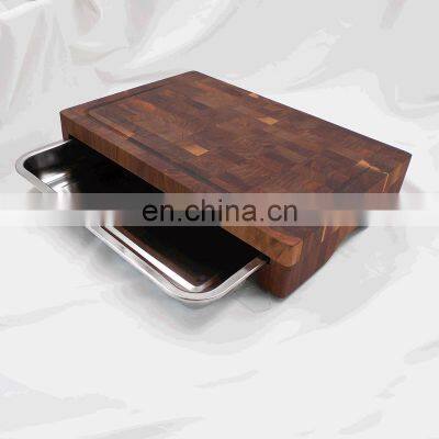 Manufacturer Natural Walnut Wood Cutting Board Chopping Blocks