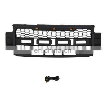 New Auto Parts Black ABS Front Bumper Grille Hood Mesh Guard Fit for F250 2017 2018 2019
