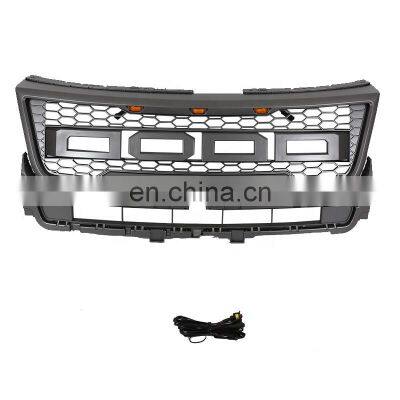 Hot sale ABS grey refit grille modifying front upper grill fit for 2016-2019 Explorer