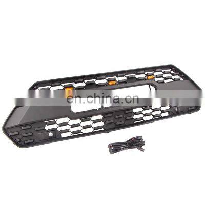 2020 automotive parts car ABS grill LED lights front upper bumper grill fit for toyota RAV4 2020