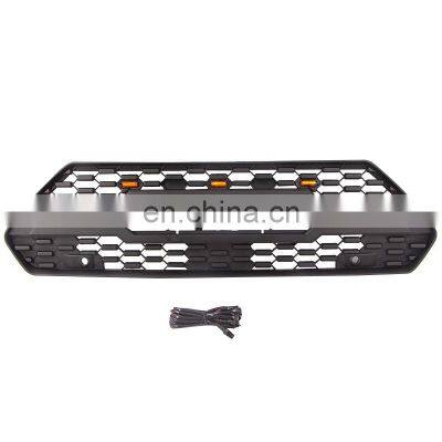 Jiangsu Danyang wholesale automotive parts car grills LED lights front upper bumper grill fit for toyota RAV4 2020