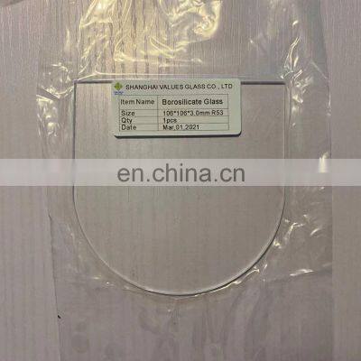 Manufactured 3-19mm Custom Wholesale 3.3 HighTransmittance 500 Degrees High Temperature Resistance Borosilicate Glass