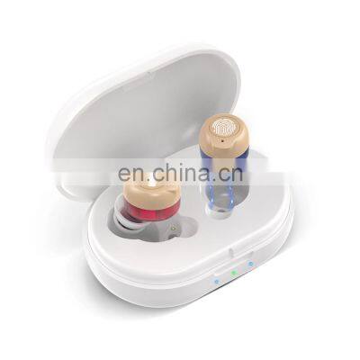 New Arrival Image Hot Sell Internal Rechargeable Sound Amplifier Adjustable Hearing Aids ABS Touching Hearing Aids