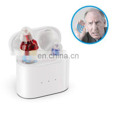 Best selling OEM Amplifier Invisible Hearing Aids For Seniors Rechargeable With Noise Cancelling Clear Sound Hearing Aids