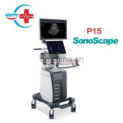 Promotion price Ultrasound machine scanner/Color doppler ultrasound/Sonoscape p15 with super image function