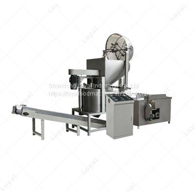 Best Price Automatic Batch Electric Food Fryer Industrial Batch Fryer Equipment for Potato Chips Nuts Beans Making Plant for Sale