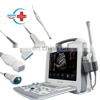 HC-A013 Medical 15 inch LCD color Doppler 2D ultrasound machine Laptop ultrasound scanner with linear probe