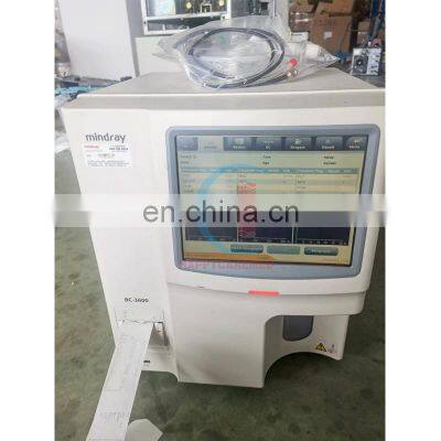 Mindray used 90% new BC-3600 3 Part Diff CBC Auto Blood Hematology Analyzer/Automatic CBC