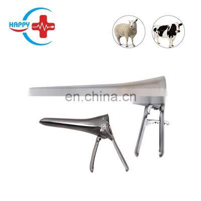 HC-R049 Stainless Steel Veterinary Vaginal Speculum , Animals Sheep/ Cattle/ pig /horse/ Vaginal Speculum Veterinary Speculum