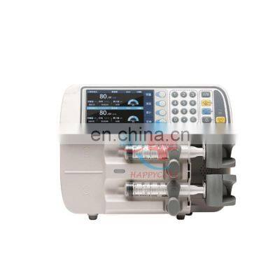HC-R003F Cost effective veterinary use injection pump high precision double channels syringe pump for vet